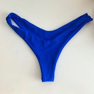 blue bikini bottoms